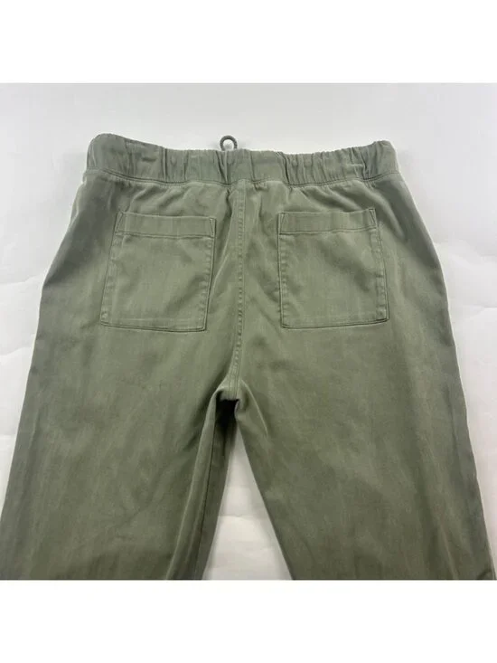 Bella Dahl Olive Green Soft Stretch Tencel Jogger Lounge Pant L - Picture 6 of 6